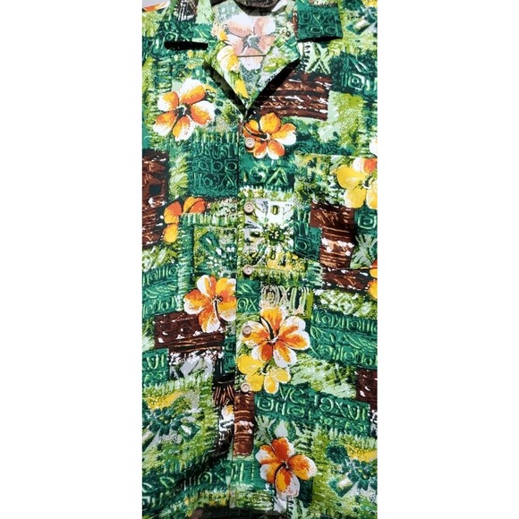 Vintage trumph of California Flower Button Down Shirt Mens Large - Picture 2 of 7